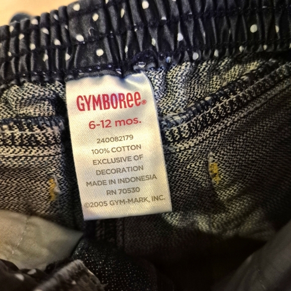 Gymboree girls size 6-12 months jeans Prep Club line, VGUC - Picture 5 of 5